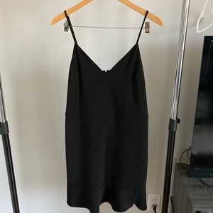 Black mini dress